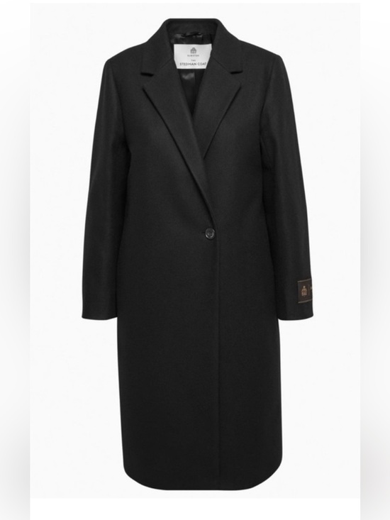 Babaton Jackets & Blazers - ARITZIA Babaton Black Single-Button Wool Trench Coat